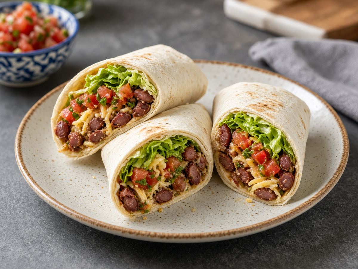 Bohnen-Wraps