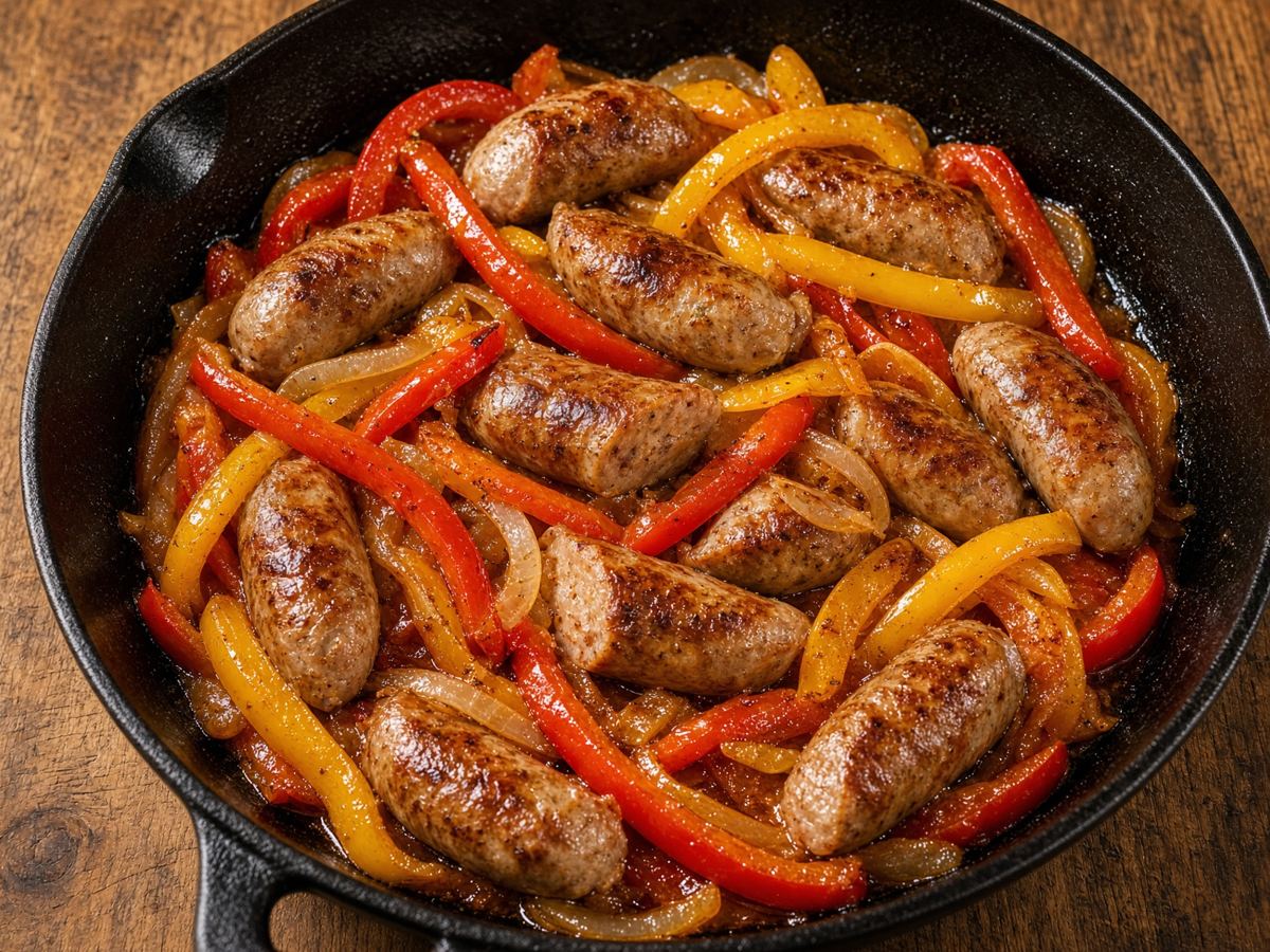 Letscho mit Bratwurst