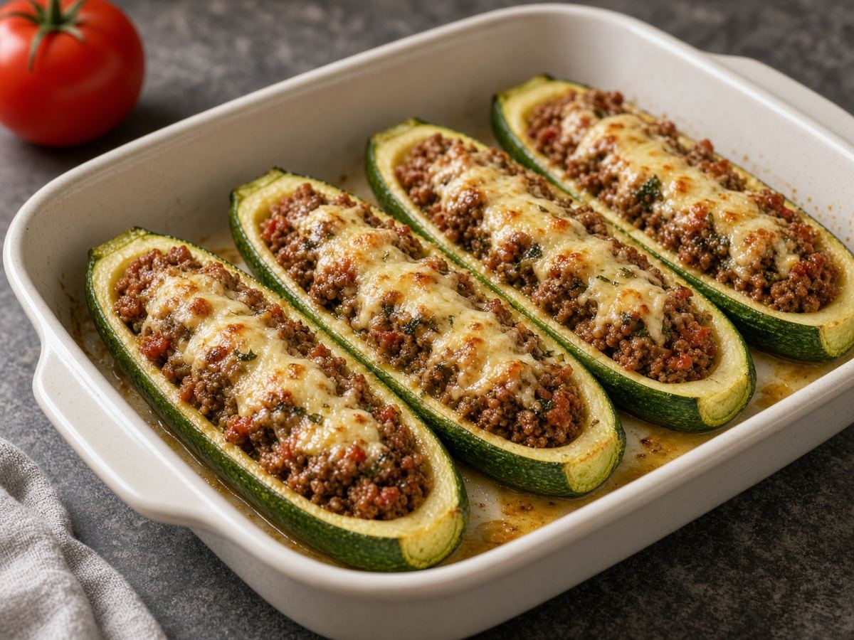 Zucchini-Hack aus dem Ofen