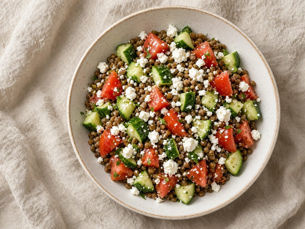 Linsen-Feta-Salat